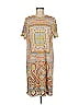 ETRO Paisley Tan Ivory Casual Dress Size EU (IT) 46 / US 10 - photo 1