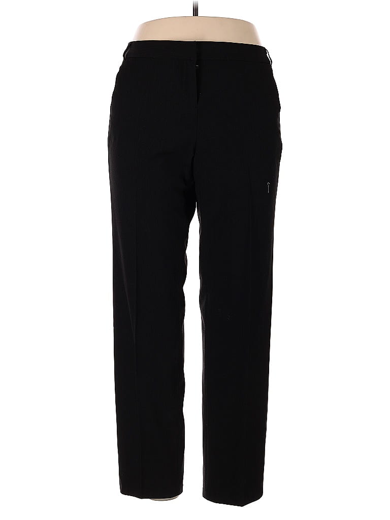 Amanda + Chelsea Solid Black Dress Pants Size 16 - photo 1