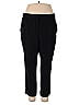 DKNYC 100% Polyester Solid Black Casual Pants Size 16 - photo 1