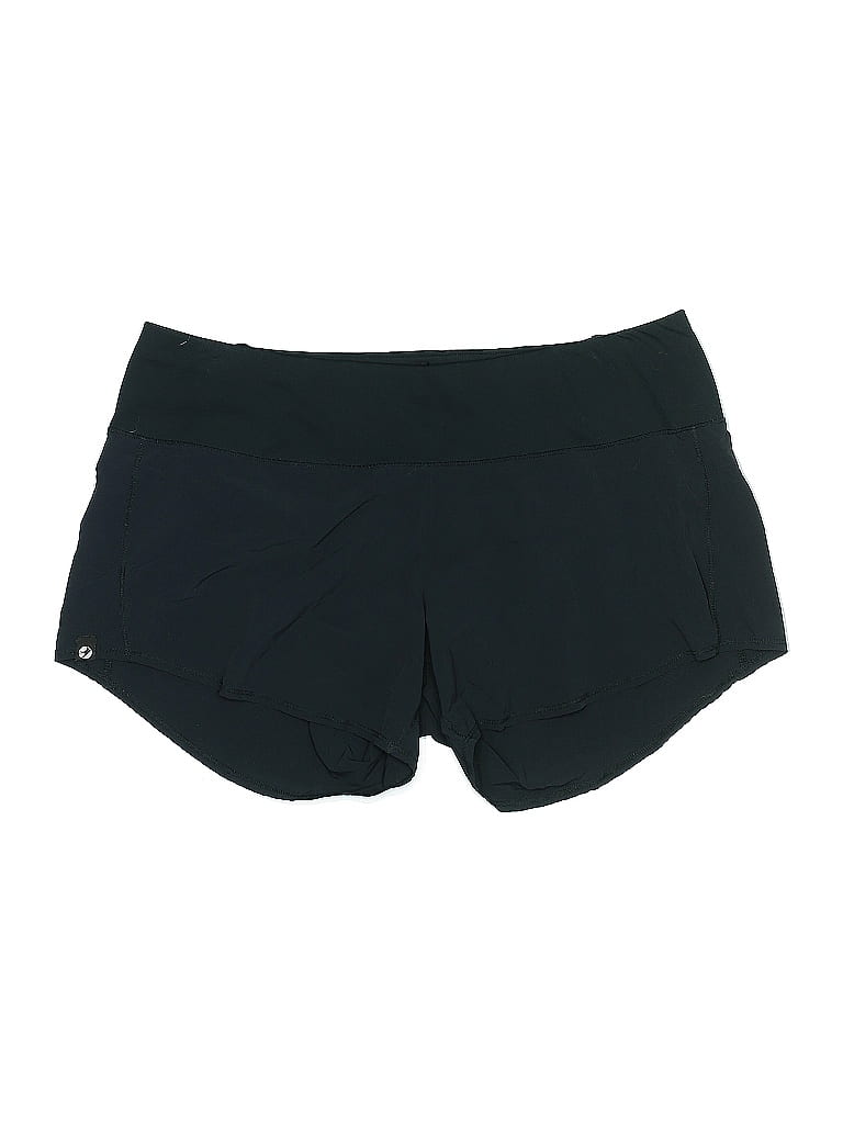 Oiselle Solid Black Athletic Shorts Size 10 - photo 1