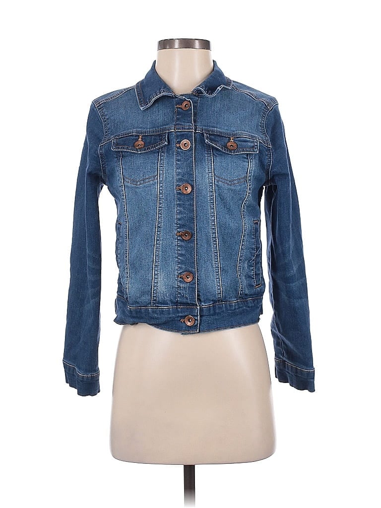 cavalini Blue Denim Jacket Size S (petite) - photo 1