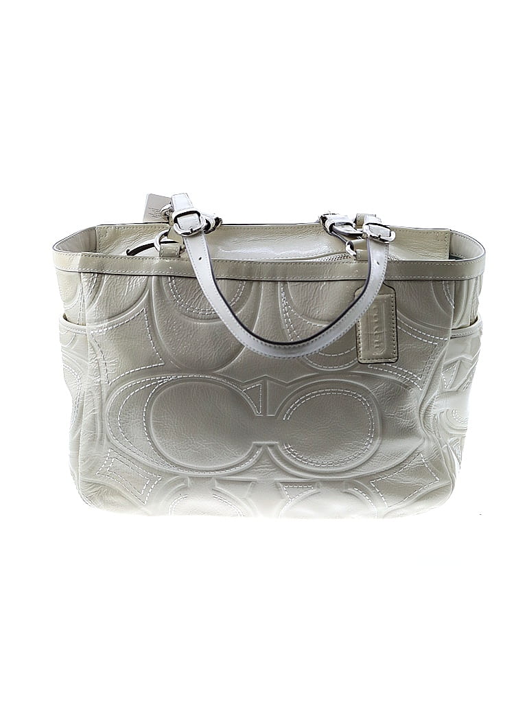 Coach Factory 100% Leather Ivory Leather Tote One size - photo 1