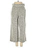 LOGO by Lori Goldstein Chevron-herringbone Gray Casual Pants Size S - photo 1