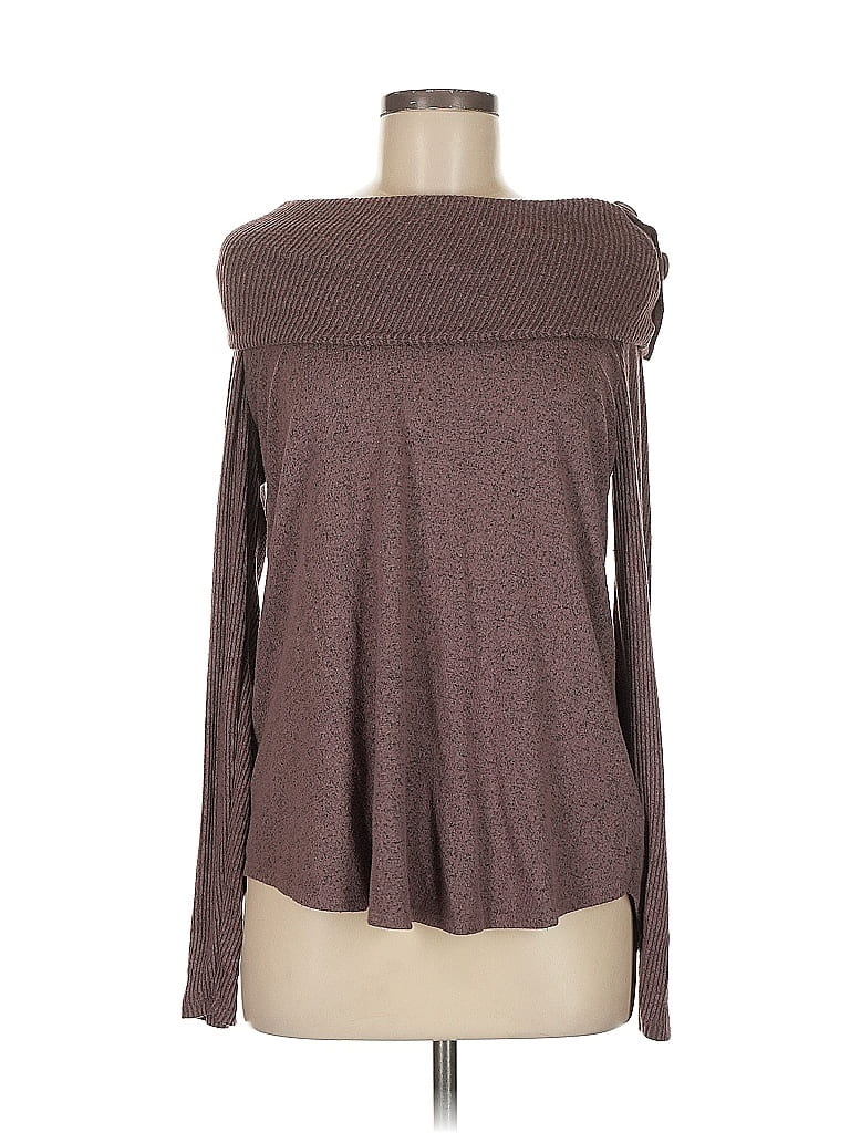 Fortune + Ivy Brown Pullover Sweater Size M - photo 1