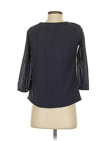 Velvet 3/4 Sleeve Blouse (view 2)