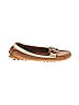 Tory Burch 100% Leather Brown Flats Size 7 1/2 - photo 1