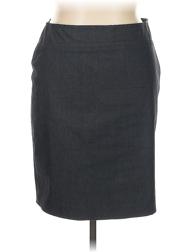 Pre-owned The Limited Formal Skirt In Gray