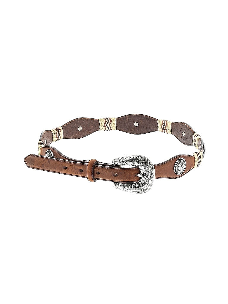 Tony Lama 100 Leather Brown Leather Belt Size XS 68 off ThredUp