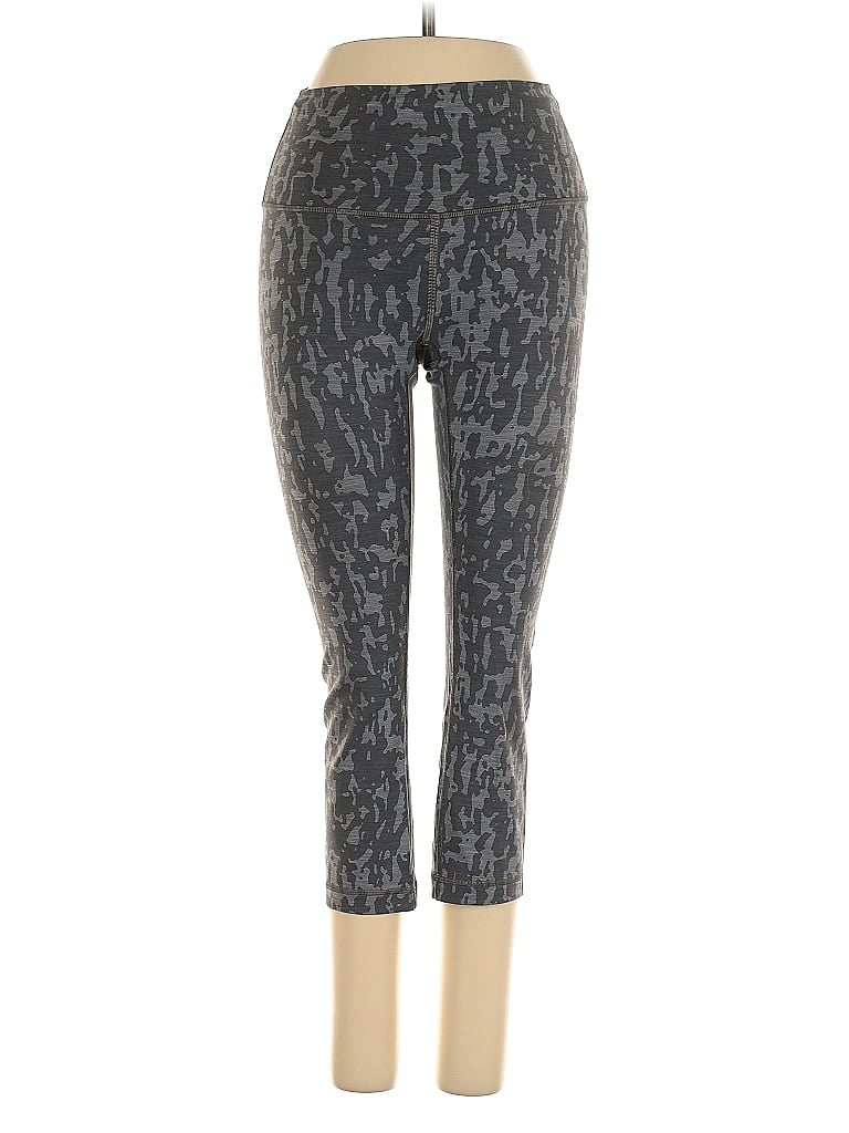 Pre-owned Lululemon Athletica Active Pants In Gray