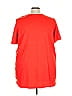 Roaman's 100% Cotton Stars Red Short Sleeve Top Size 2X - photo 2