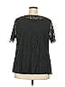 Isaac Mizrahi LIVE! Black Short Sleeve Blouse Size 2X - photo 2
