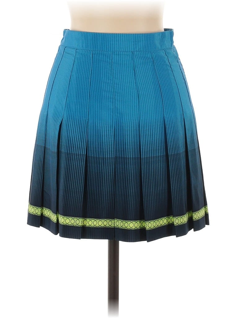 Tail 100% Polyester Color Block Blue Casual Skirt Size 4 - photo 1