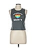 BARRY'S FIT 100% Polyester Gray Tank Top Size M - photo 1