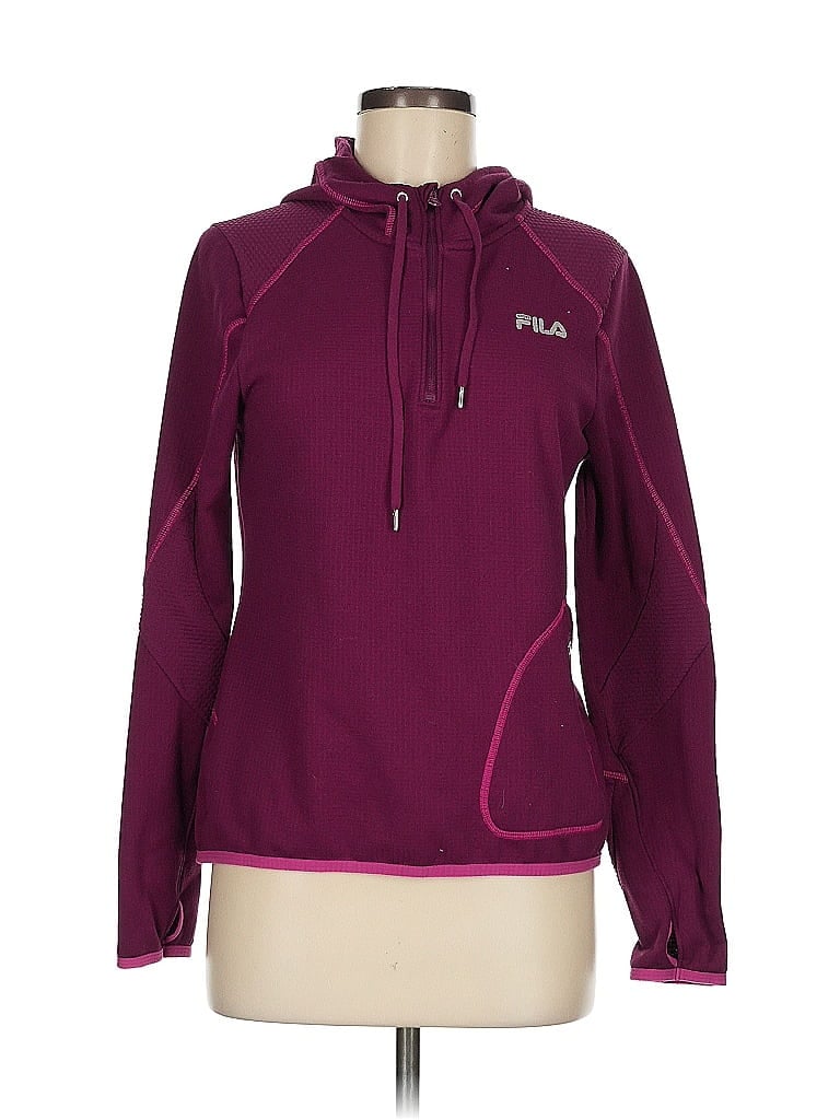 Fila Sport Purple Pullover Hoodie Size M - photo 1
