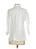XCVI 100% Linen White 3/4 Sleeve Blouse Size S - photo 2