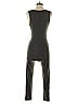 Blanc Solid Black Jumpsuit Size M - photo 2