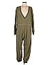 Natural Life 100% Cotton Solid Green Jumpsuit Size M - photo 1
