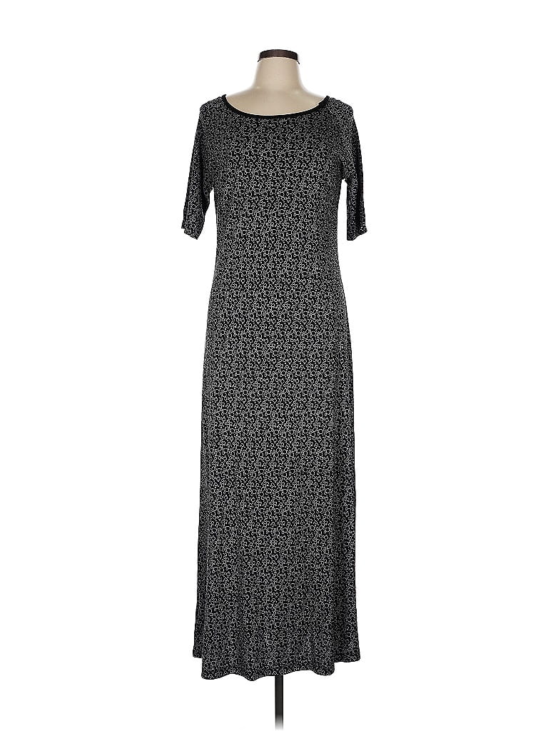 Laura Ashley Black Casual Dress Size L - photo 1