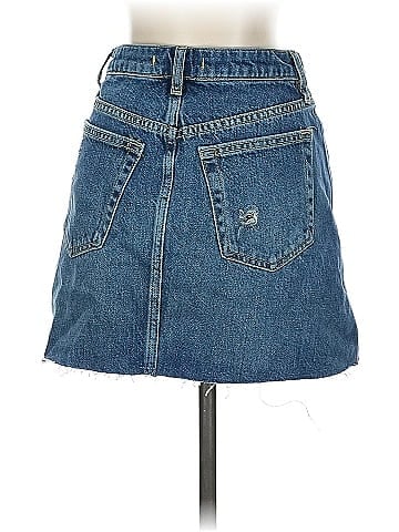 We the Free Denim Skirt (view 2)