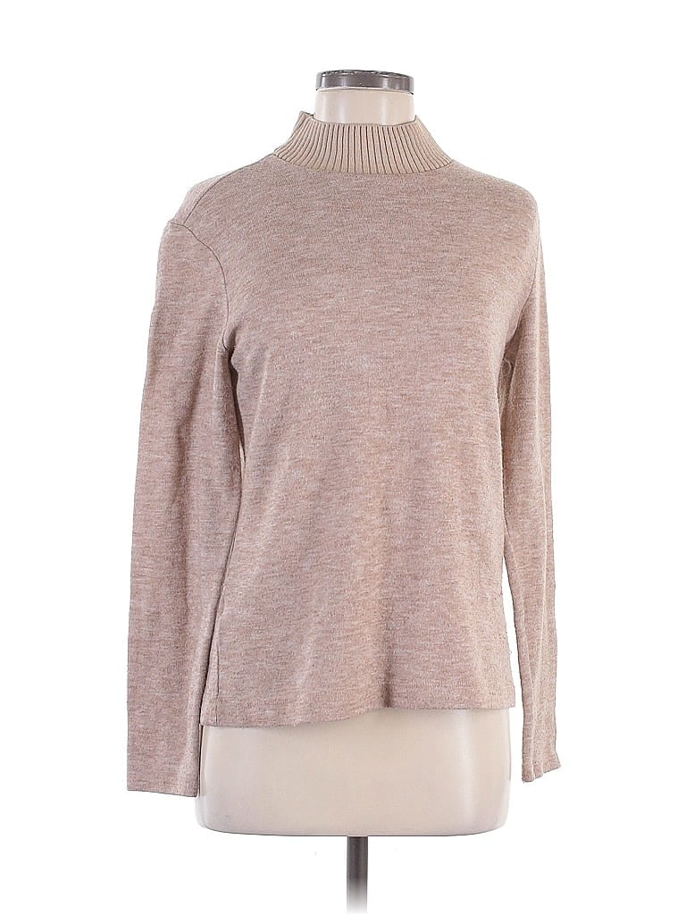 Pre-owned Mng Turtleneck Sweater In Brown
