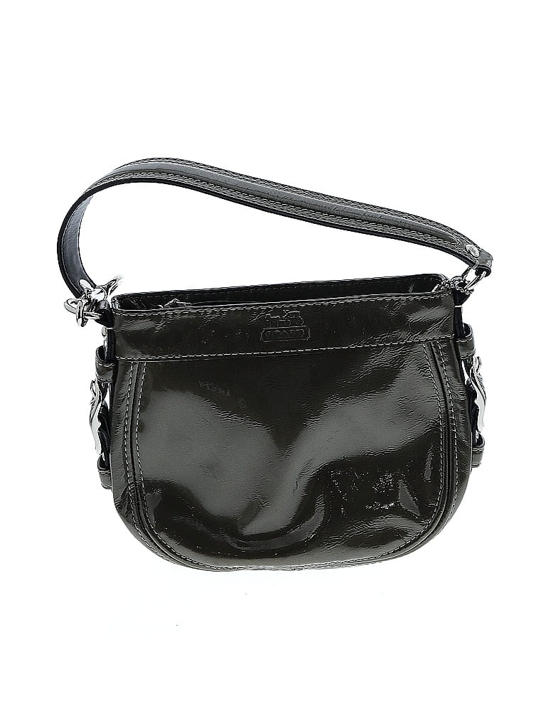Coach Factory 100% Leather Black Green Leather Shoulder Bag One size - photo 1