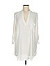 Lush 100% Polyester Ivory White 3/4 Sleeve Blouse Size M - photo 1
