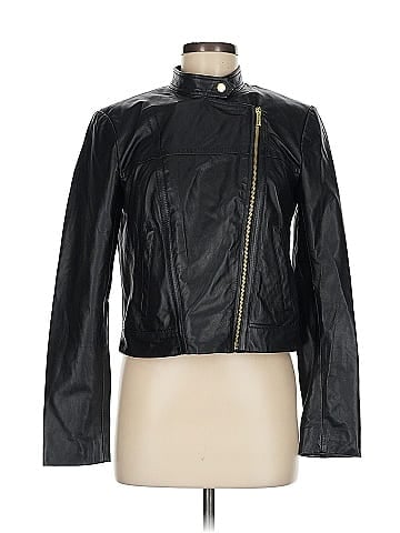 MICHAEL Michael Kors Leather Jacket (view 1)