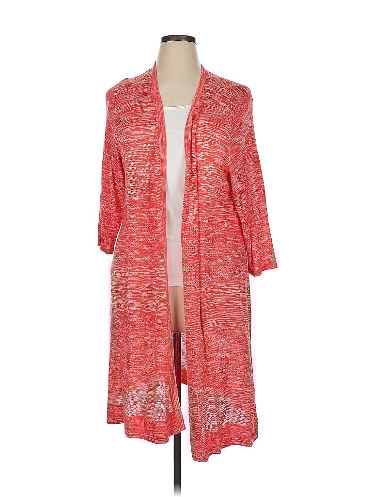 Catherines 100% Rayon Red Cardigan Size 1X - photo 1