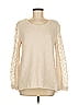 Mystree Ivory Tan Pullover Sweater Size M - photo 1