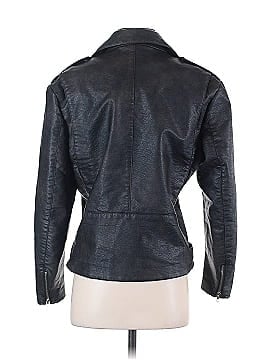 Blank NYC 100% Polyester Black Jacket Size L