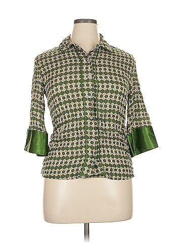 Adidas 3/4 Sleeve Button-Down Shirt (view 1)