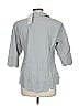 Soft Surroundings Gray 3/4 Sleeve Button-Down Shirt Size L - photo 2