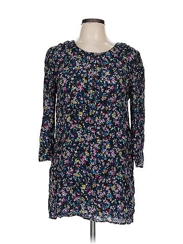 Fei 3/4 Sleeve Silk Top (view 1)
