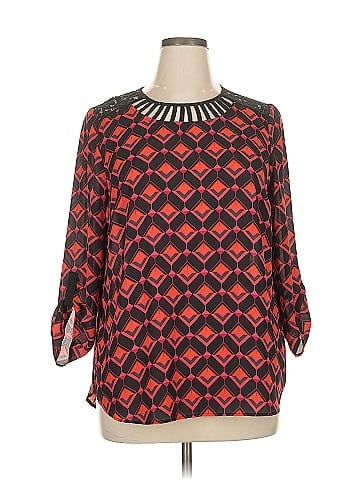 Signature Studio 3/4 Sleeve Blouse (view 1)