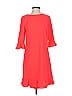CeCe 100% Polyester Solid Orange Cocktail Dress Size 2 - photo 1
