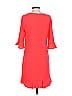 CeCe 100% Polyester Solid Orange Cocktail Dress Size 2 - photo 2