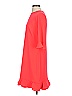 CeCe 100% Polyester Solid Orange Cocktail Dress Size 2 - photo 5