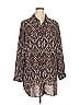 Foxcroft 100% Polyester Paisley Burgundy 3/4 Sleeve Blouse Size 18 - photo 1