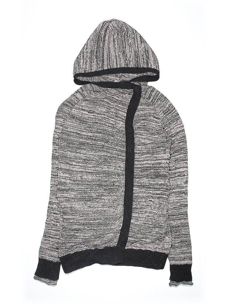 Ivivva 100% Cotton Gray Zip Up Hoodie Size 14 (big kids) - photo 1