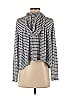 Jack by BB Dakota Stripes Gray Zip Up Hoodie Size S - photo 2