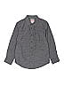 Wrangler Jeans Co Chevron-herringbone Gray Long Sleeve Button-Down Shirt Size 8 (big kids) - photo 1