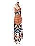 Dylan 100% Polyester Stripes Orange Casual Dress Size S - photo 4