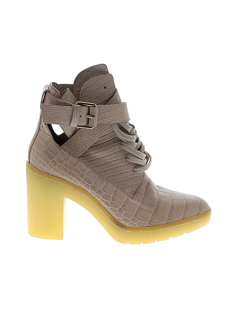 Alexander Wang Gray Tan Ankle Boots Size EU 35 - photo 1