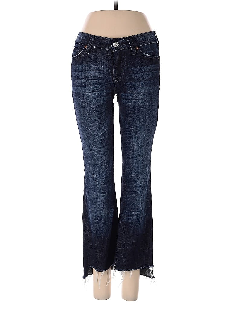 Pre-owned 7 For All Mankind Jeans In Blue