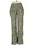 Three Dots 100% Rayon Paisley Green Casual Pants Size L - photo 1