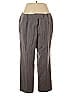 Talbots 100% Wool Gray Brown Wool Pants Size 18 - photo 1