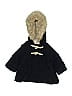 Zara Baby 100% Polyester Black Coat Size 6-9 mo - photo 1