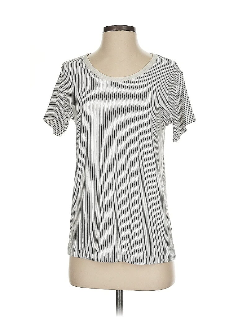 Pre-owned Assorted Brands Short Sleeve T-shirt In Silver