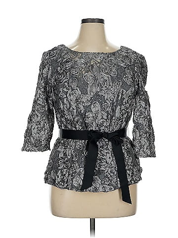 Alex Evenings 3/4 Sleeve Blouse (view 1)
