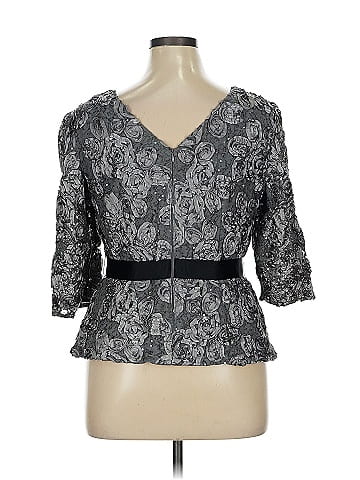 Alex Evenings 3/4 Sleeve Blouse (view 2)